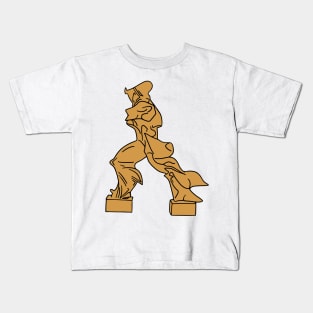 Unique Forms of Continuity in Space Boccioni Sculpture Kids T-Shirt